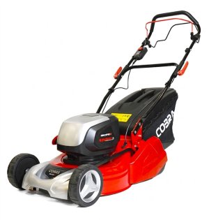Cobra RM43SP40VX  17" 40V Max+ Cordless Lawnmower with Rear Roller