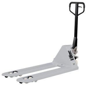Pramac Lifter Hand Pallet Truck - Poly Steer Wheel 2000mm x 550 mm