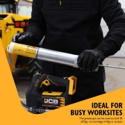 JCB Pro 18V Grease Gun Kit with 5.0Ah Battery & Fast Charger