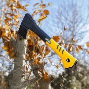 JCB 14&rsquo;&rsquo; (32cm) Multitask Camping Axe, Ergonomic TPR Grip, Lightweight, Fiberglass Handle