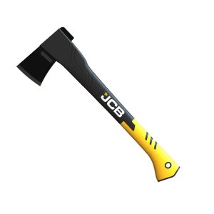 JCB 20&rsquo;&rsquo; (50cm) Multitask Camping Axe, Ergonomic TPR Grip, Lightweight, Fiberglass Handle