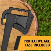 JCB 20&rsquo;&rsquo; (50cm) Multitask Camping Axe, Ergonomic TPR Grip, Lightweight, Fiberglass Handle