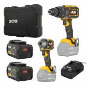 JCB Pro 18V Cordless 3-Piece Power Tool Kit JCB-18PKIT-3