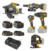 JCB Pro 18V Cordless 5-Piece Power Tool Kit JCB-18PKIT-8
